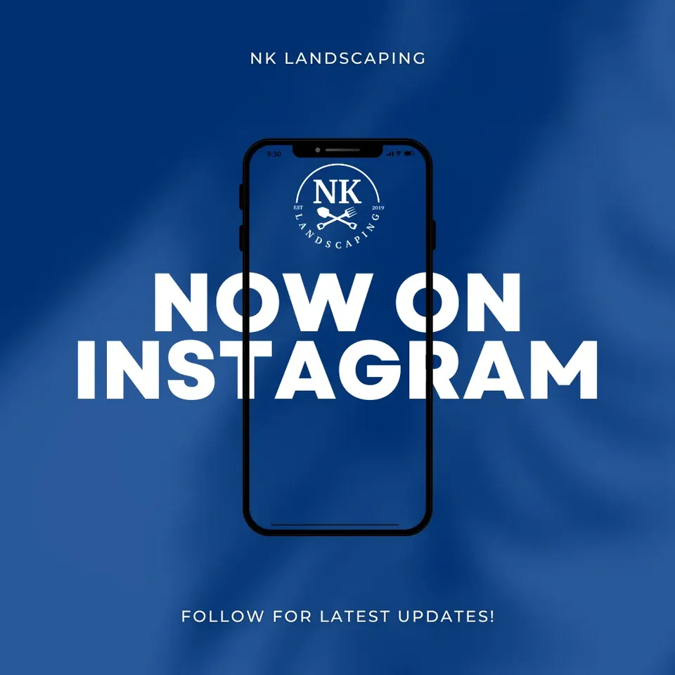 NK Landscaping Instagram launch post