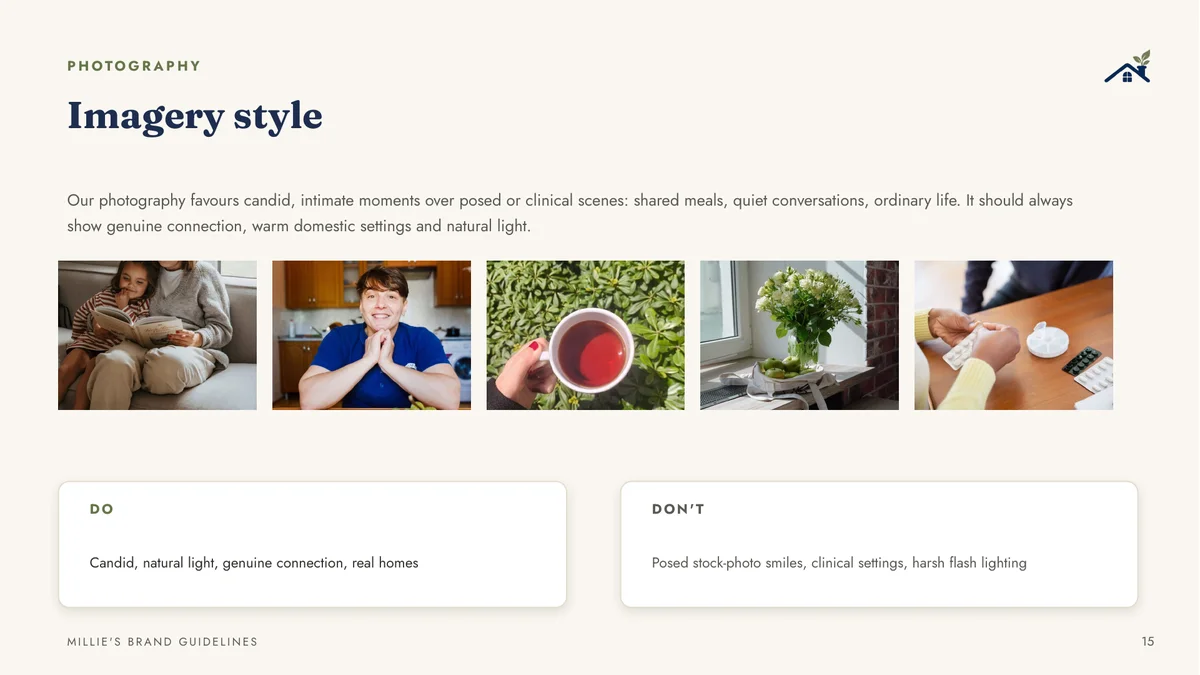 Millie's imagery style
