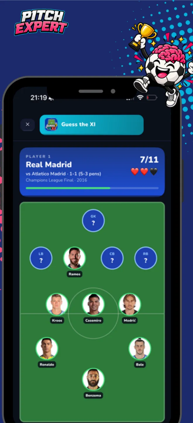 Pitch Expert app screen