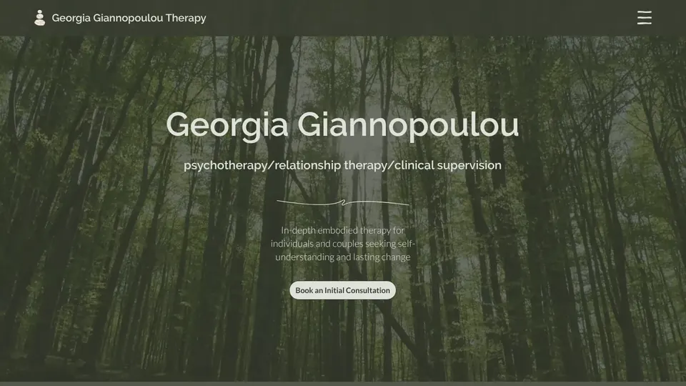 Georgia Giannopoulou Therapy homepage